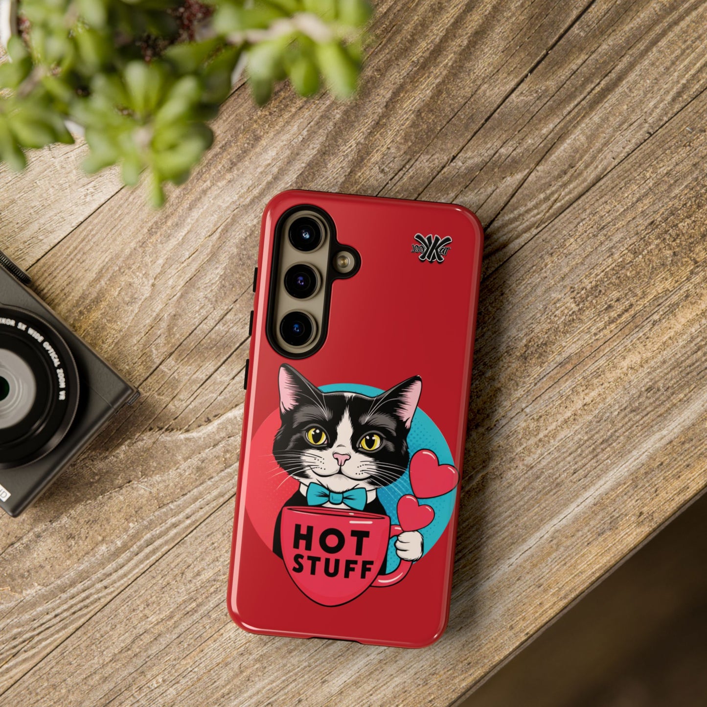 Brewy - "Hot Stuff" KoolKat Tough Phone Case Red