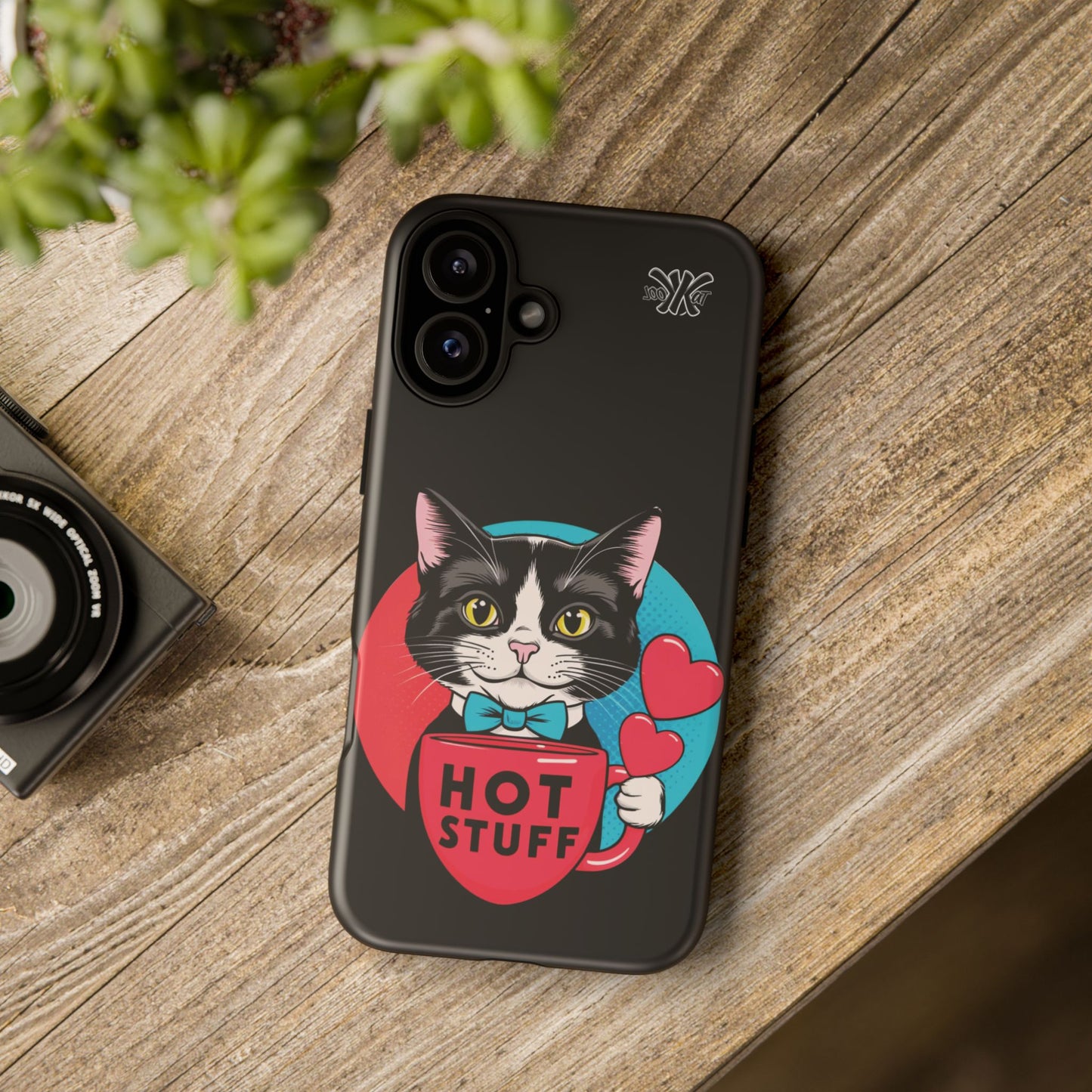 Brewy - "Hot Stuff" KoolKat Tough Phone Case Black