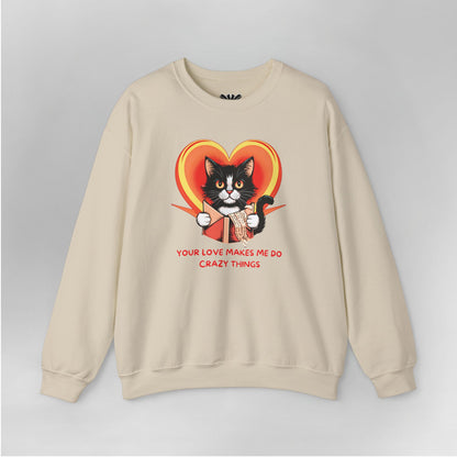 Romie - My Crazy Valentine Unisex Crewneck Sweatshirt