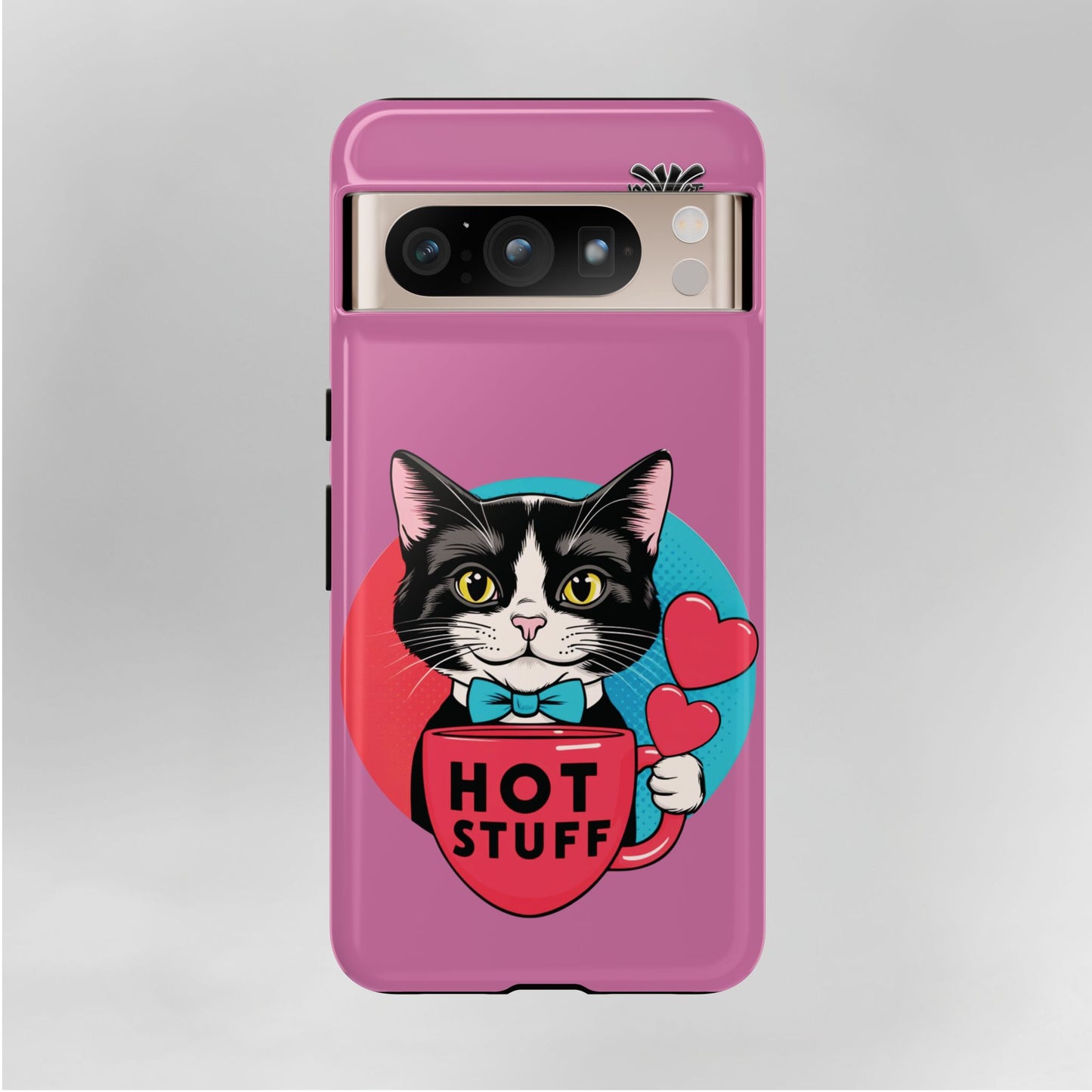 Brewy - "Hot Stuff" KoolKat Tough Phone Case Pink