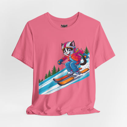 Ziggin' Ziggy - Skiing Cat Tee