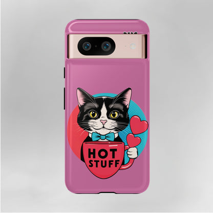 Brewy - "Hot Stuff" KoolKat Tough Phone Case Pink