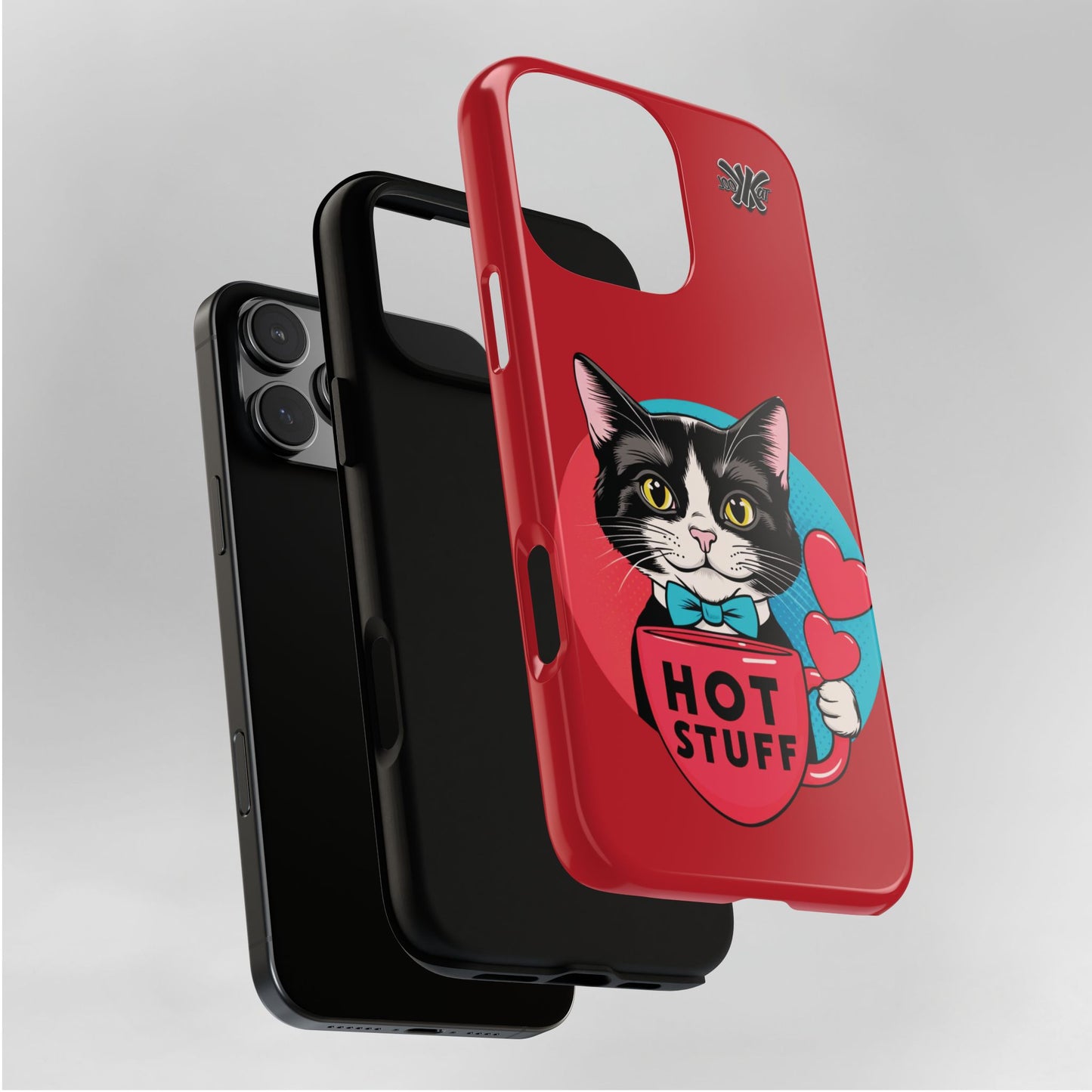 Brewy - "Hot Stuff" KoolKat Tough Phone Case Red