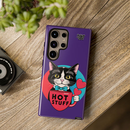 Brewy - "Hot Stuff" KoolKat Tough Phone Case Purple