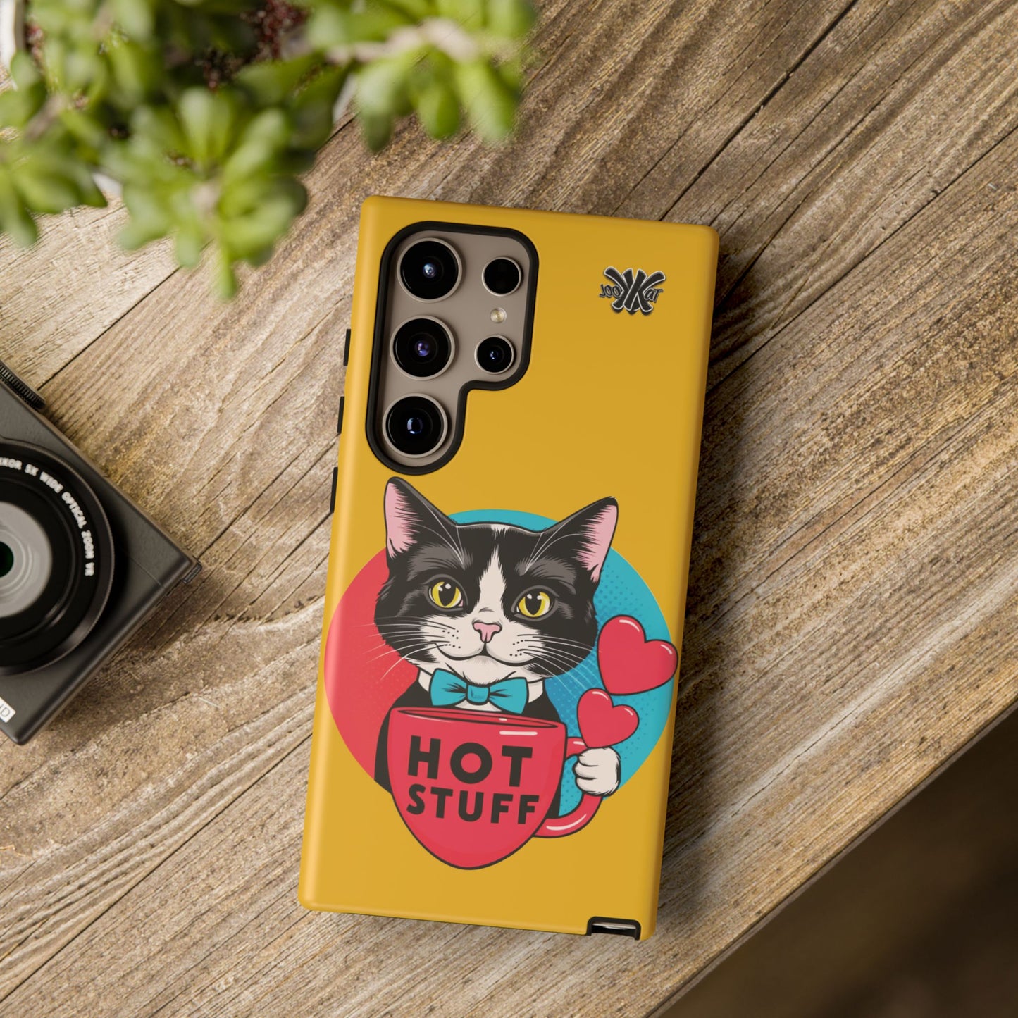 Brewy - "Hot Stuff" KoolKat Tough Phone Case Yellow