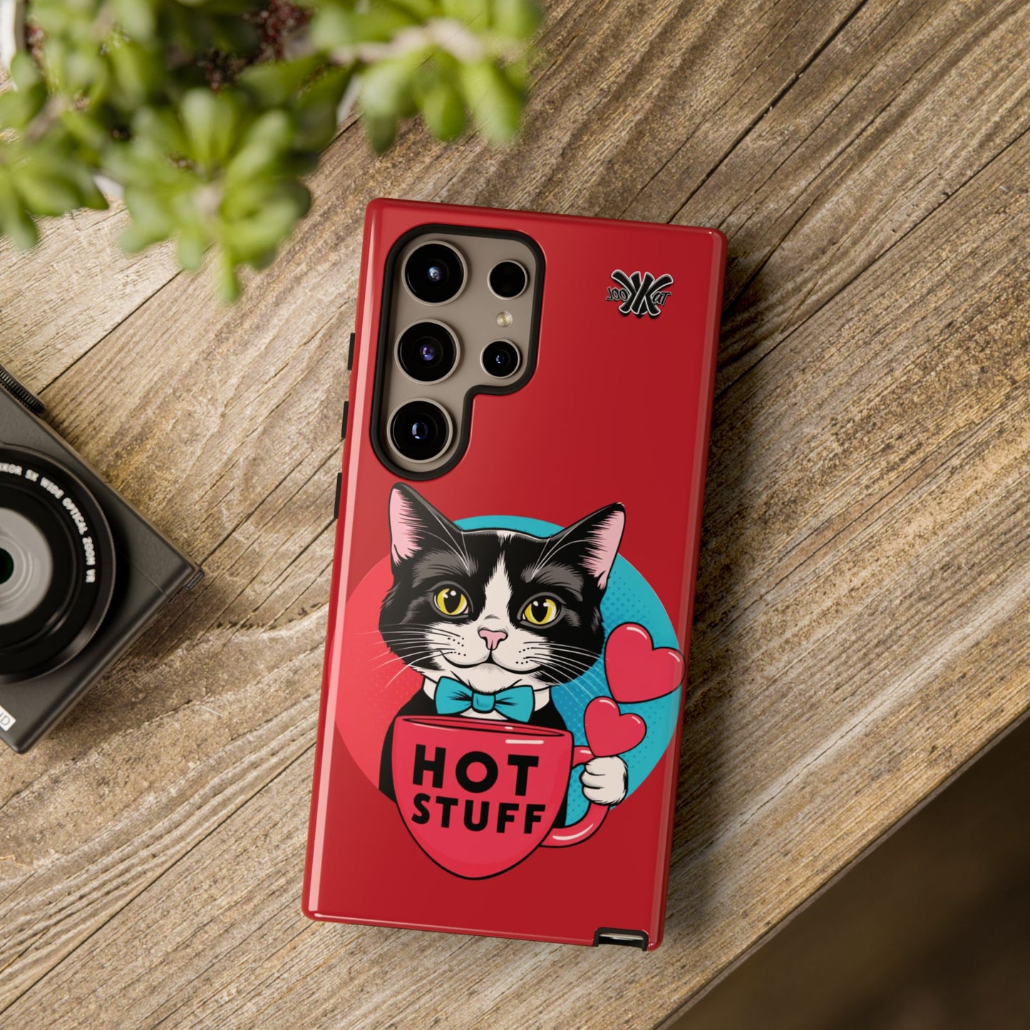 Brewy - "Hot Stuff" KoolKat Tough Phone Case Red