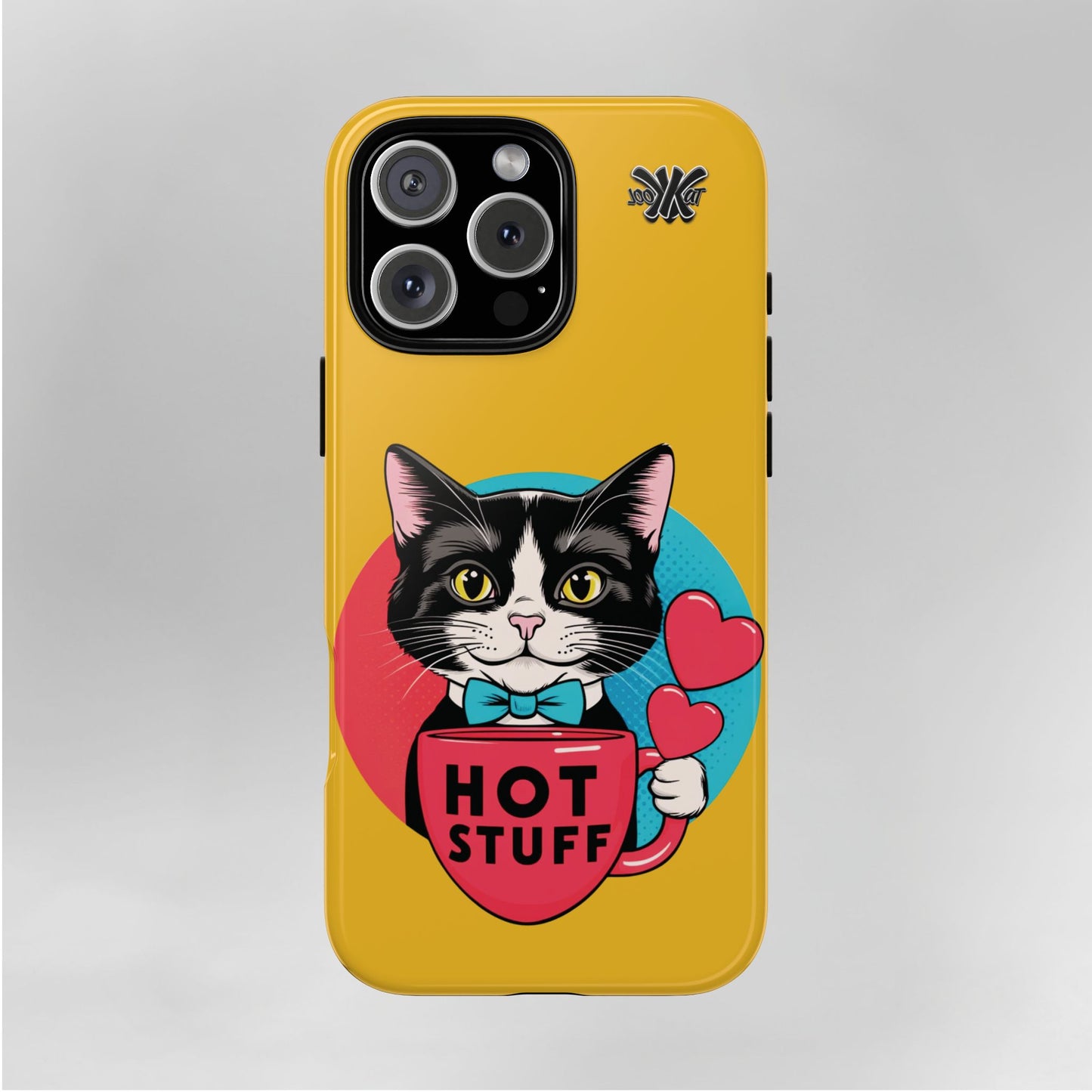 Brewy - "Hot Stuff" KoolKat Tough Phone Case Yellow