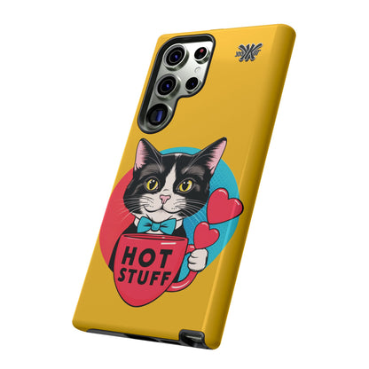 Brewy - "Hot Stuff" KoolKat Tough Phone Case Yellow