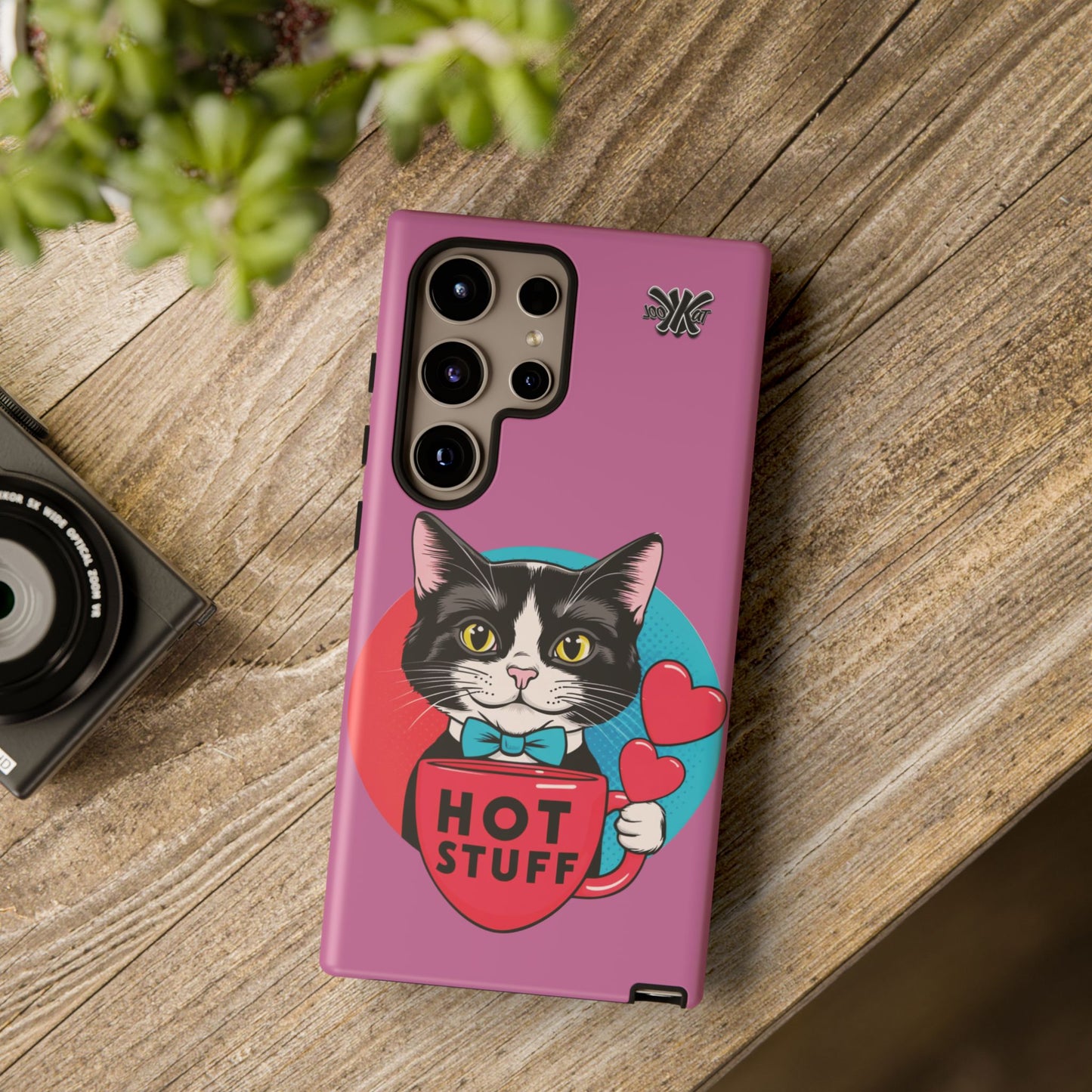 Brewy - "Hot Stuff" KoolKat Tough Phone Case Pink