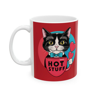 Brewy - "Hot Stuff" Ceramic Mug, (11oz, 15oz)