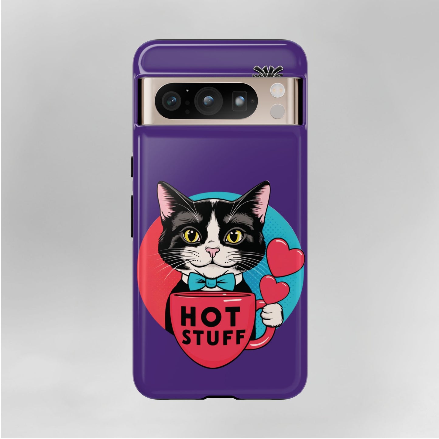 Brewy - "Hot Stuff" KoolKat Tough Phone Case Purple