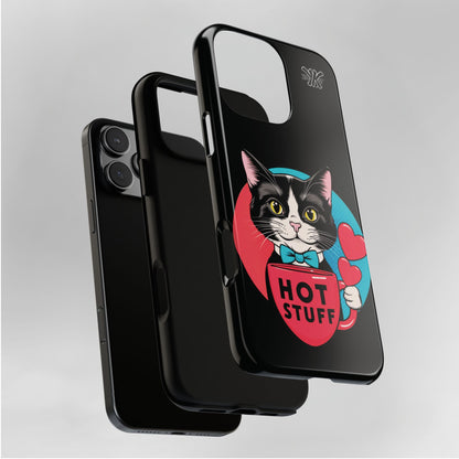 Brewy - "Hot Stuff" KoolKat Tough Phone Case Black