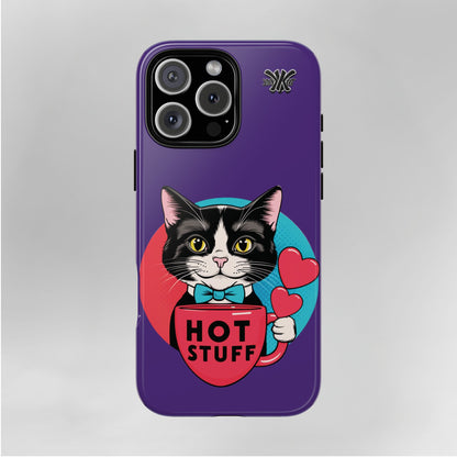 Brewy - "Hot Stuff" KoolKat Tough Phone Case Purple