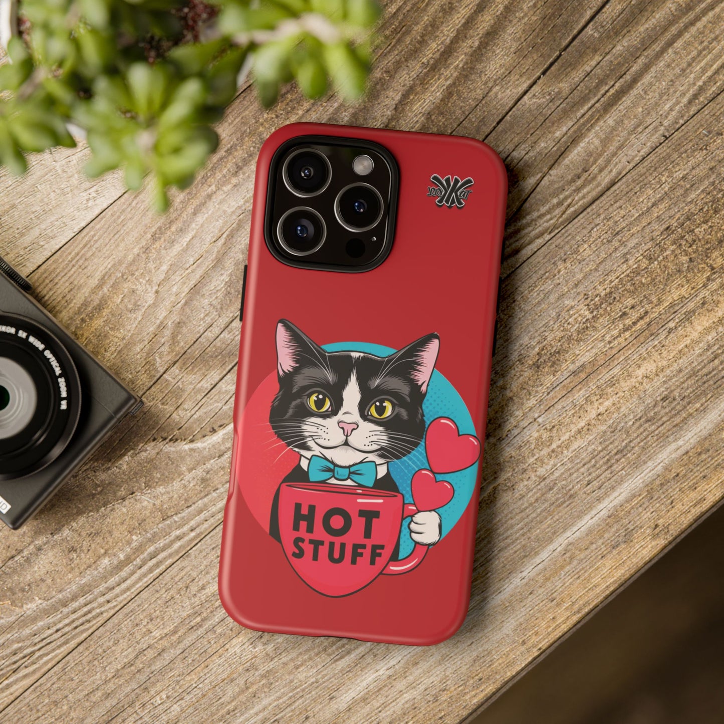 Brewy - "Hot Stuff" KoolKat Tough Phone Case Red