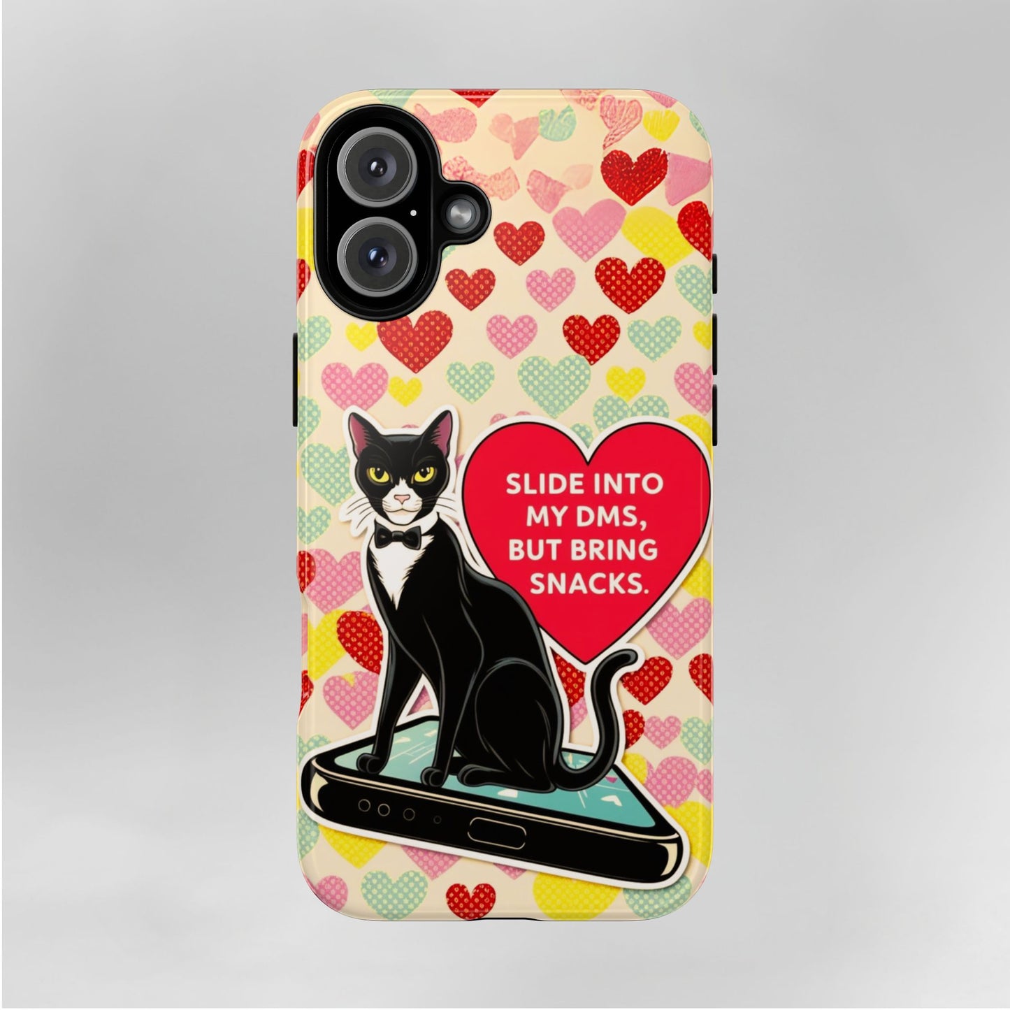 "Slide Into My DMs, But Bring Snacks" KoolKat Tough Phone Case