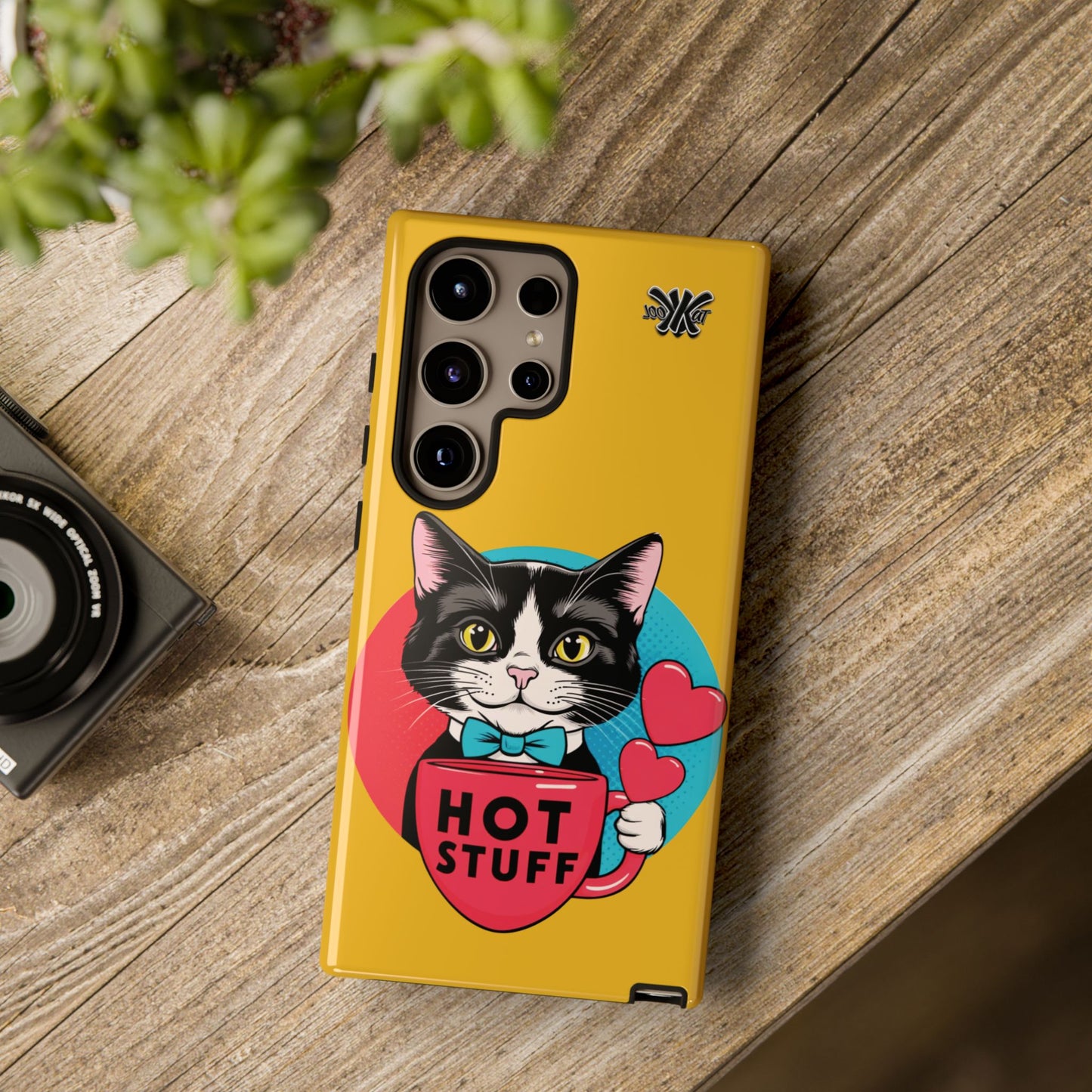 Brewy - "Hot Stuff" KoolKat Tough Phone Case Yellow