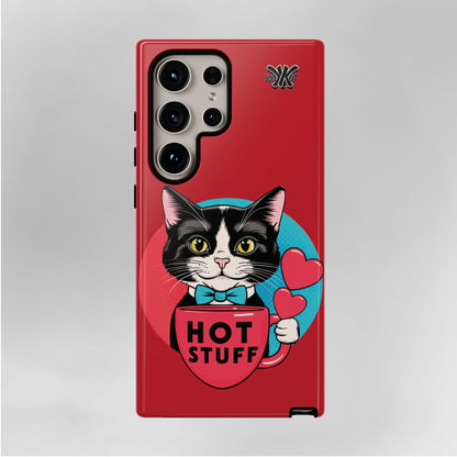 Brewy - "Hot Stuff" KoolKat Tough Phone Case Red