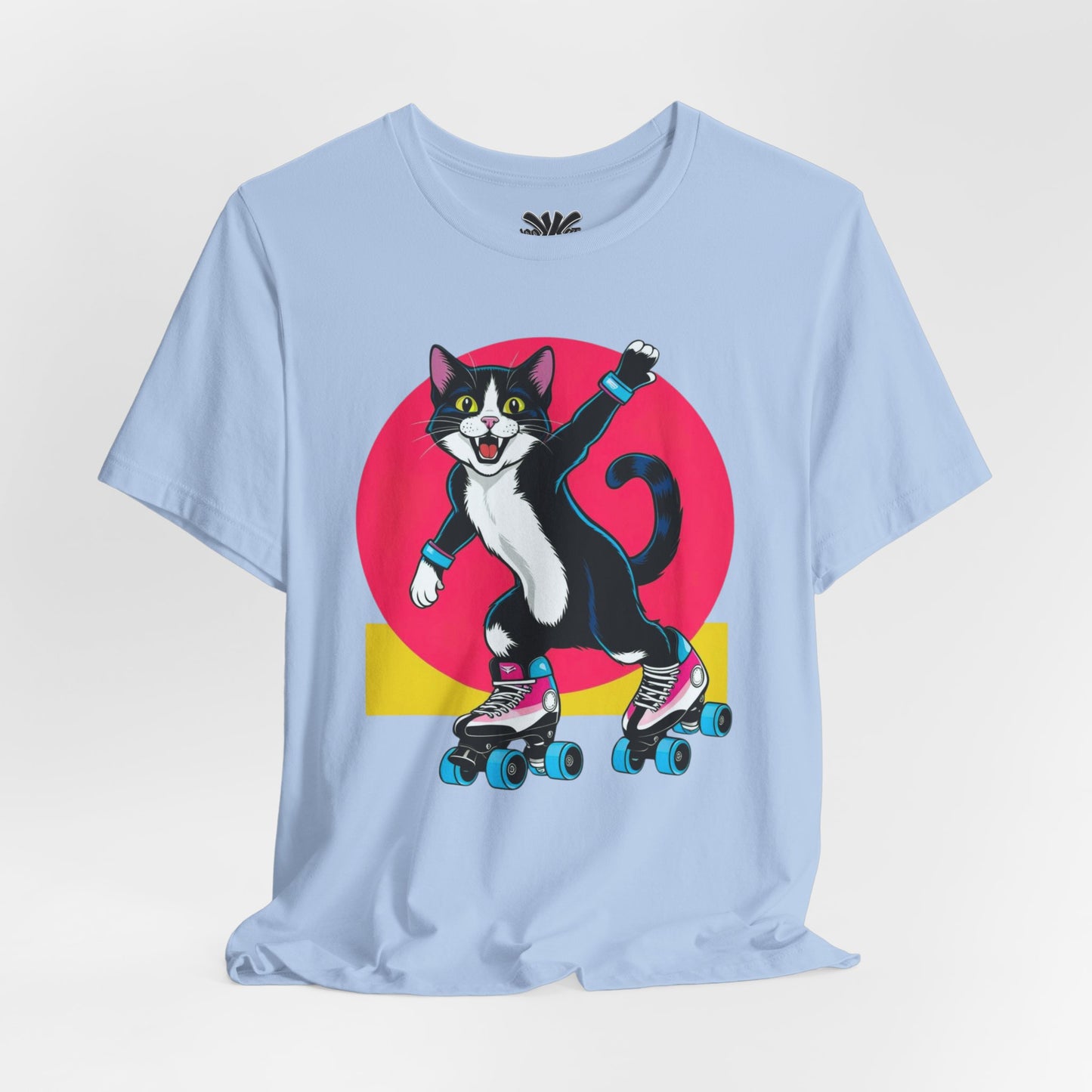 Rollin' Randy - Retro Skating Cat Tee