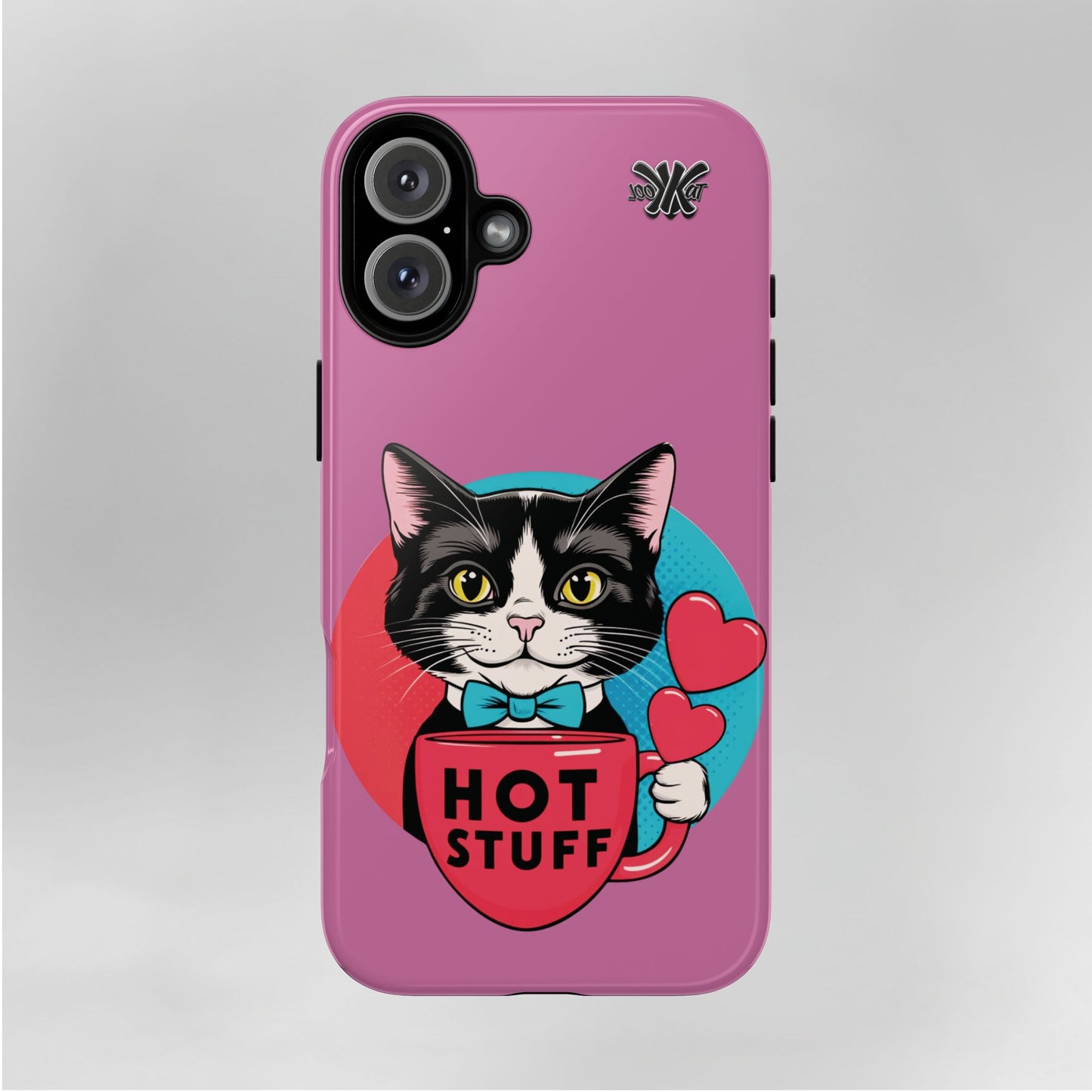 Brewy - "Hot Stuff" KoolKat Tough Phone Case Pink