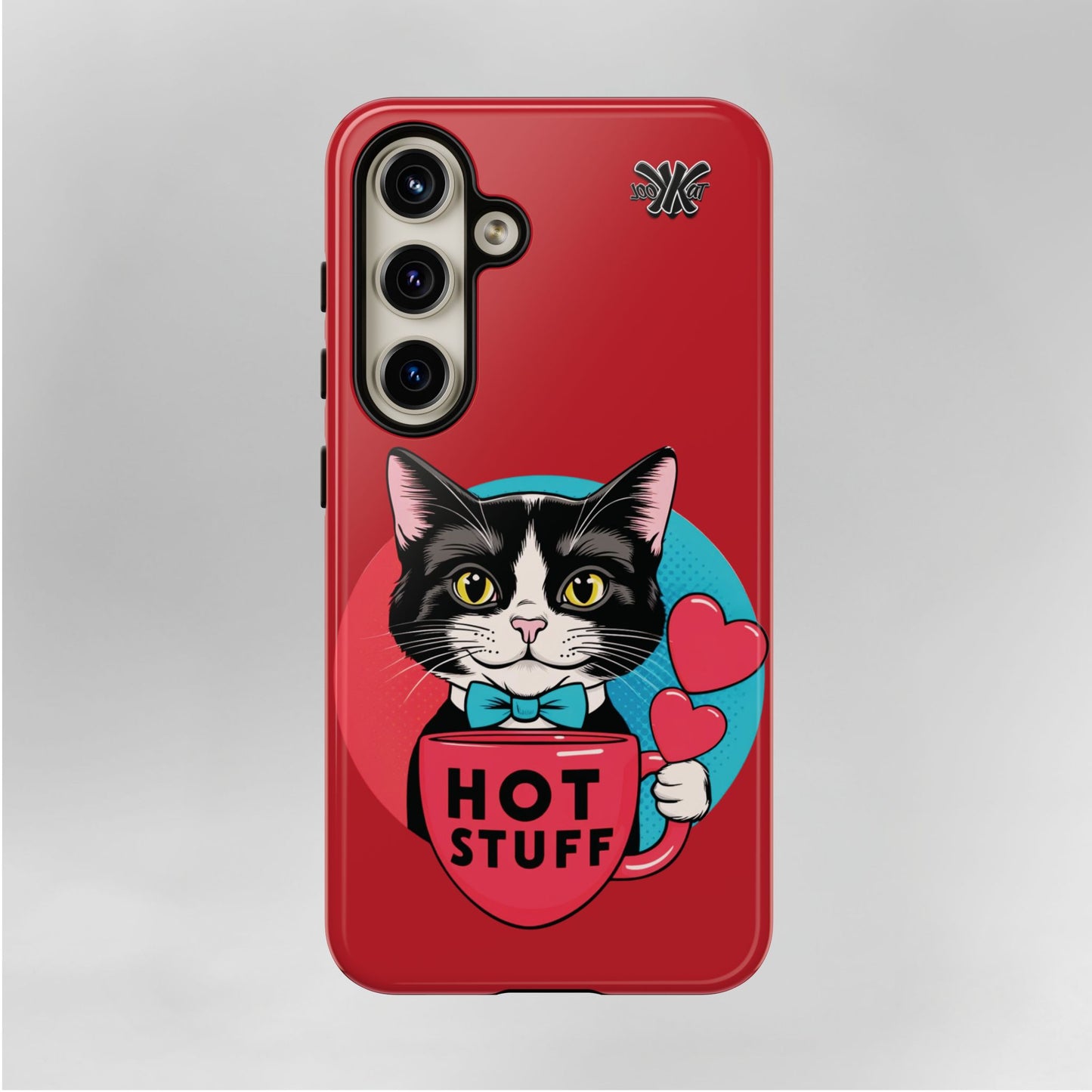 Brewy - "Hot Stuff" KoolKat Tough Phone Case Red