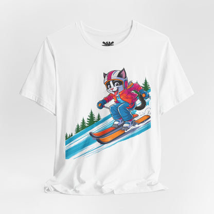 Ziggin' Ziggy - Skiing Cat Tee