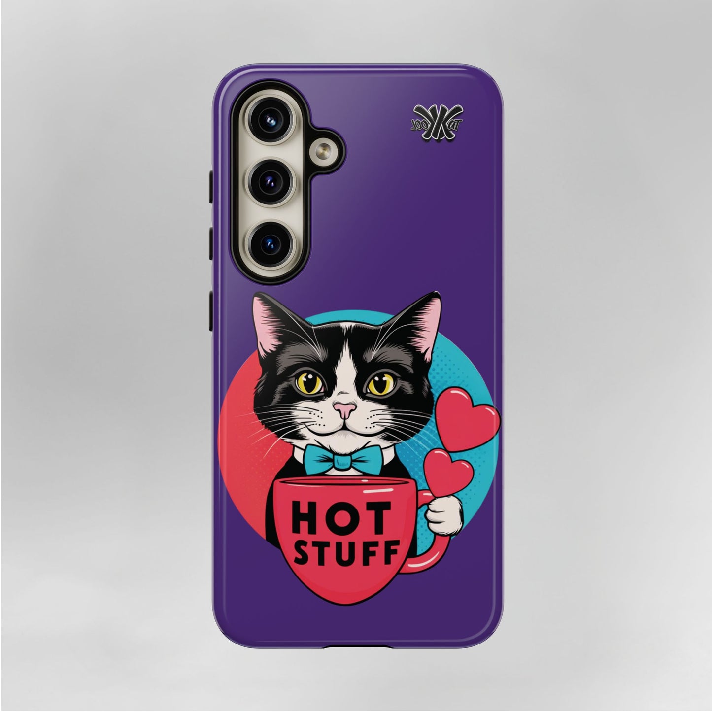 Brewy - "Hot Stuff" KoolKat Tough Phone Case Purple