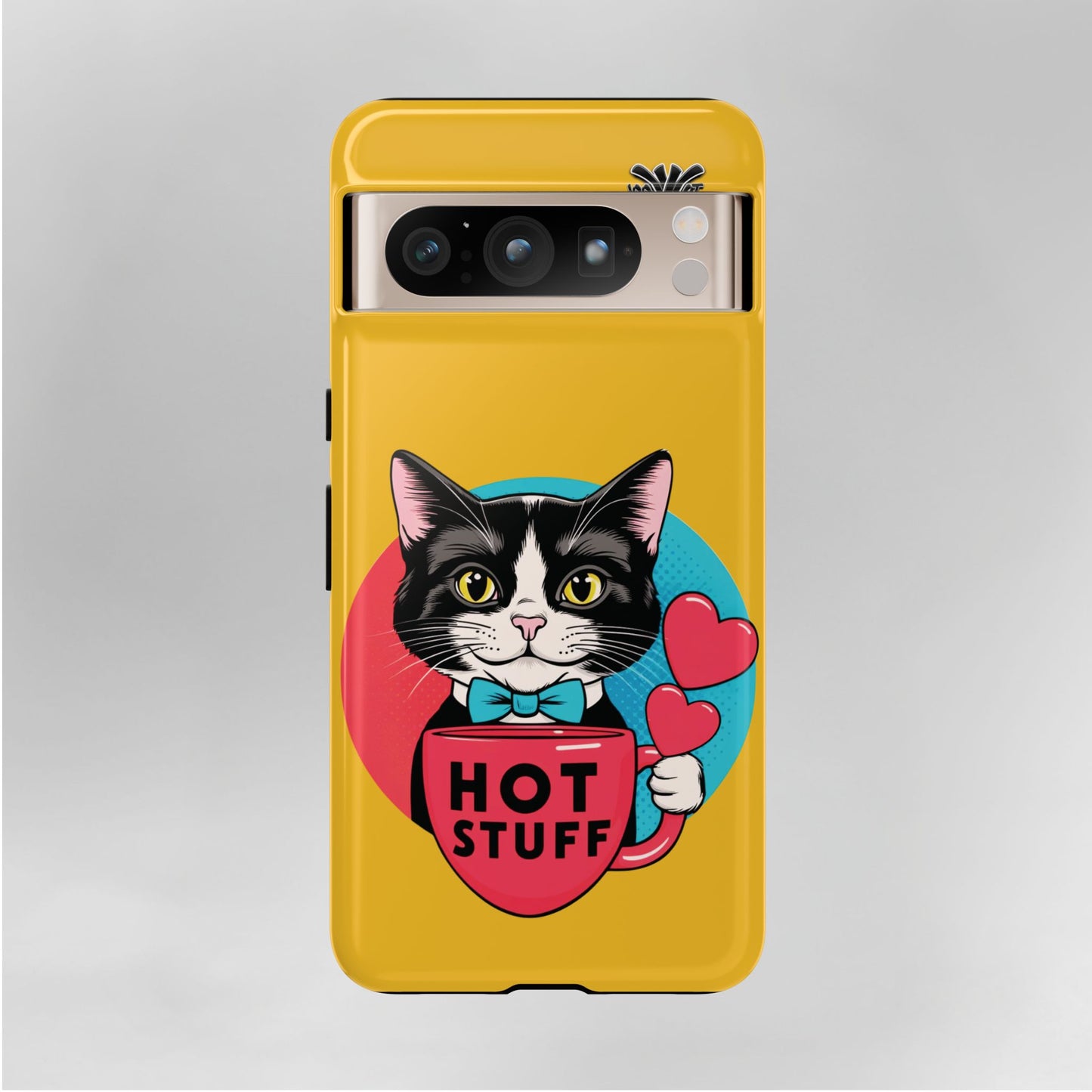 Brewy - "Hot Stuff" KoolKat Tough Phone Case Yellow