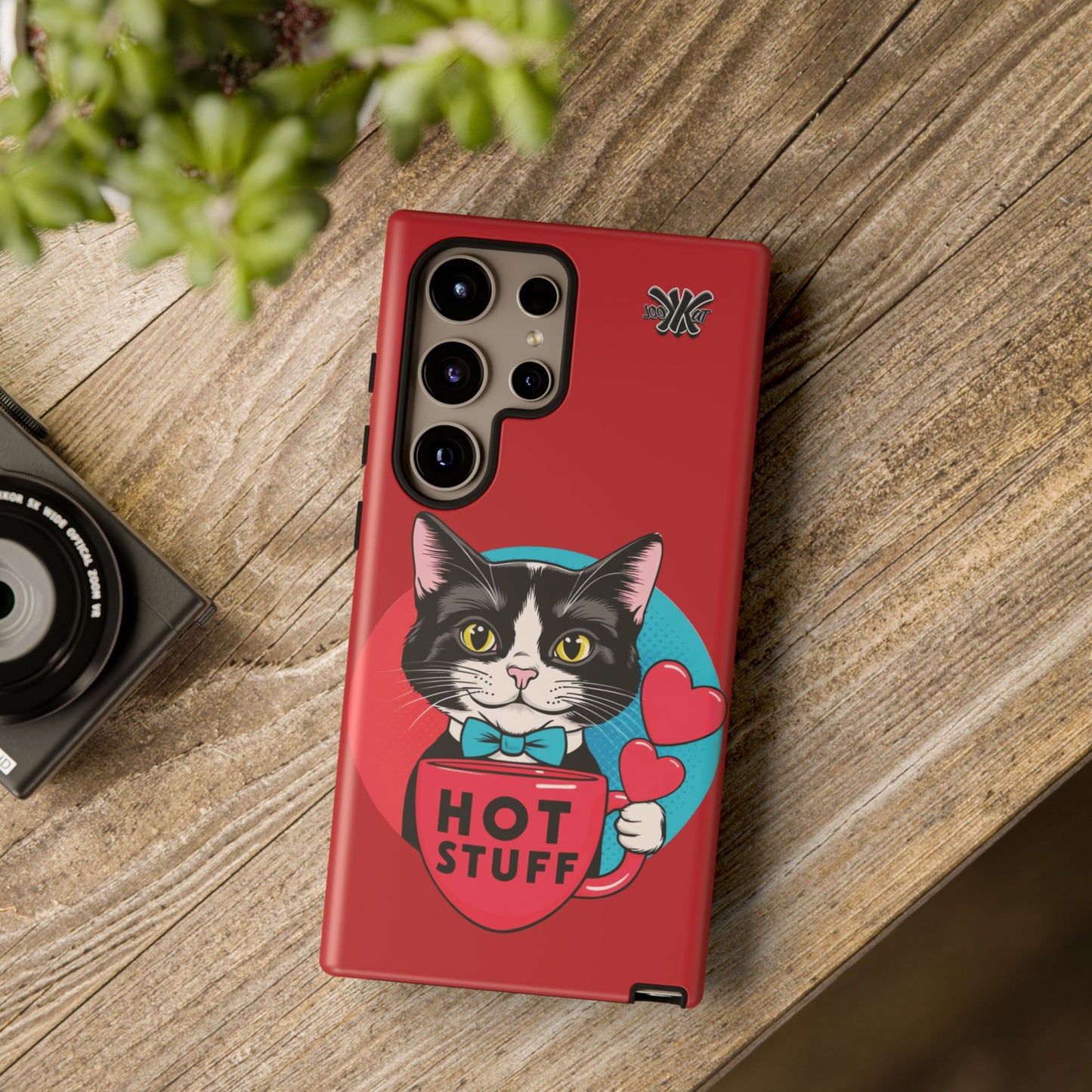 Brewy - "Hot Stuff" KoolKat Tough Phone Case Red