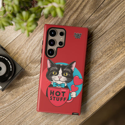 Brewy - "Hot Stuff" KoolKat Tough Phone Case Red