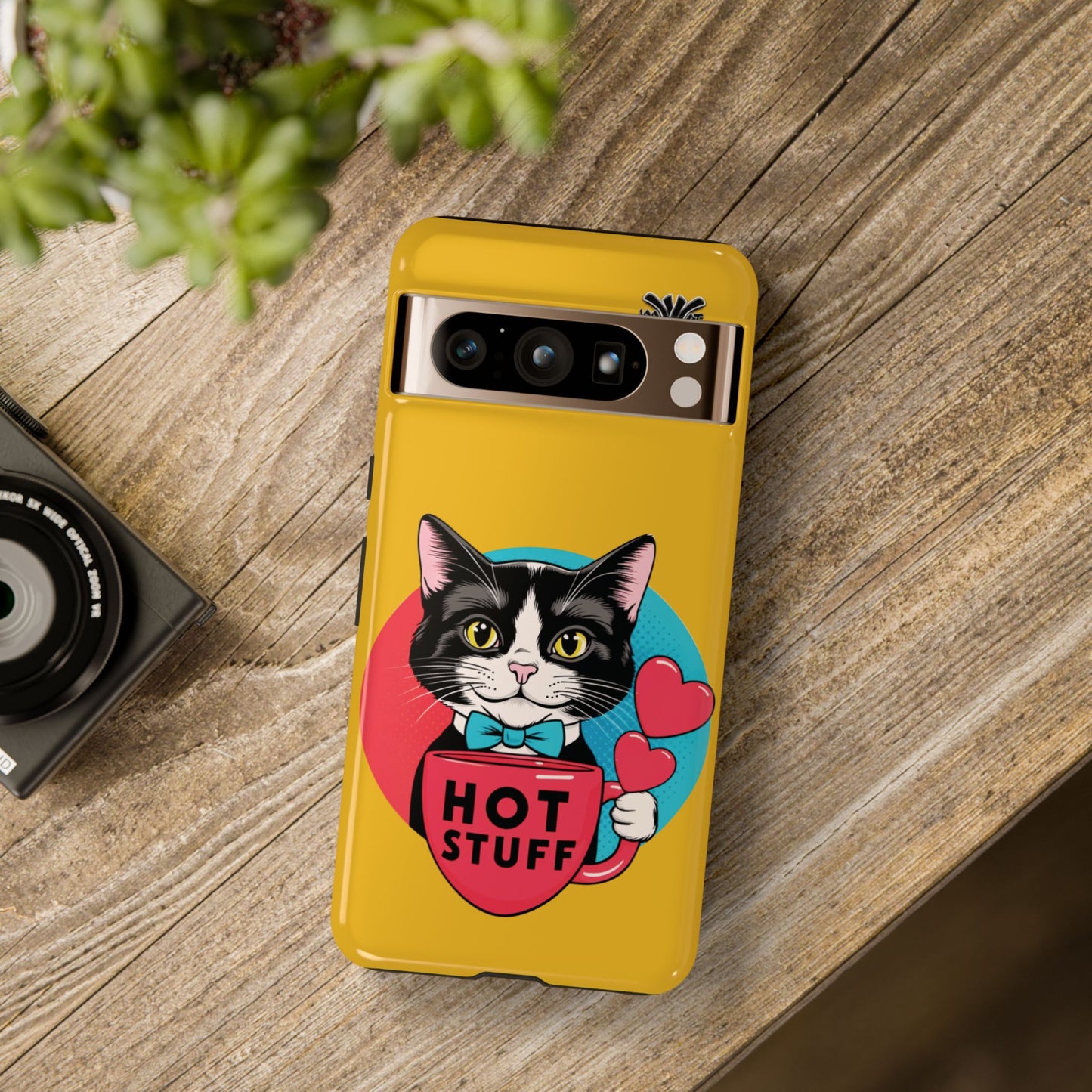 Brewy - "Hot Stuff" KoolKat Tough Phone Case Yellow