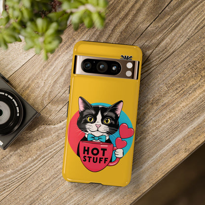 Brewy - "Hot Stuff" KoolKat Tough Phone Case Yellow