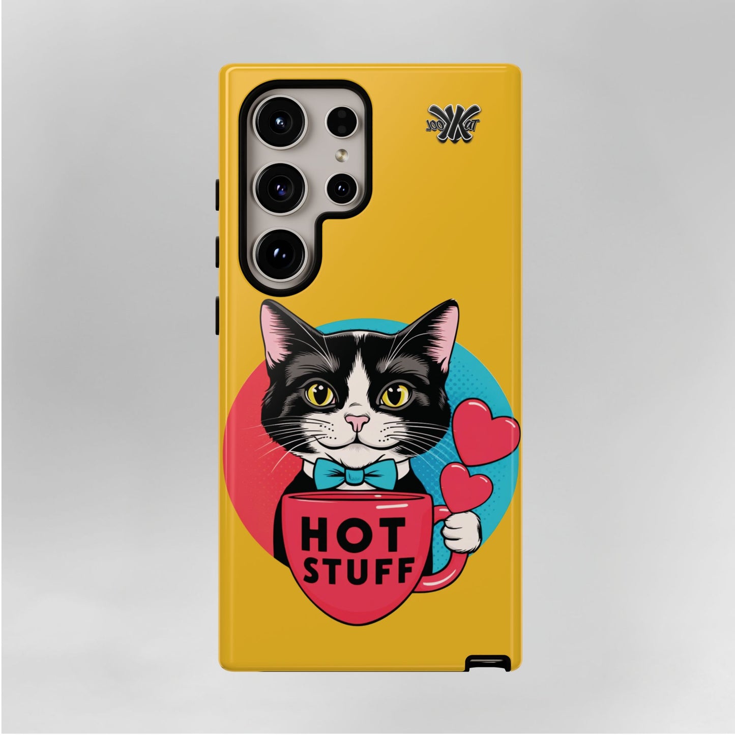 Brewy - "Hot Stuff" KoolKat Tough Phone Case Yellow