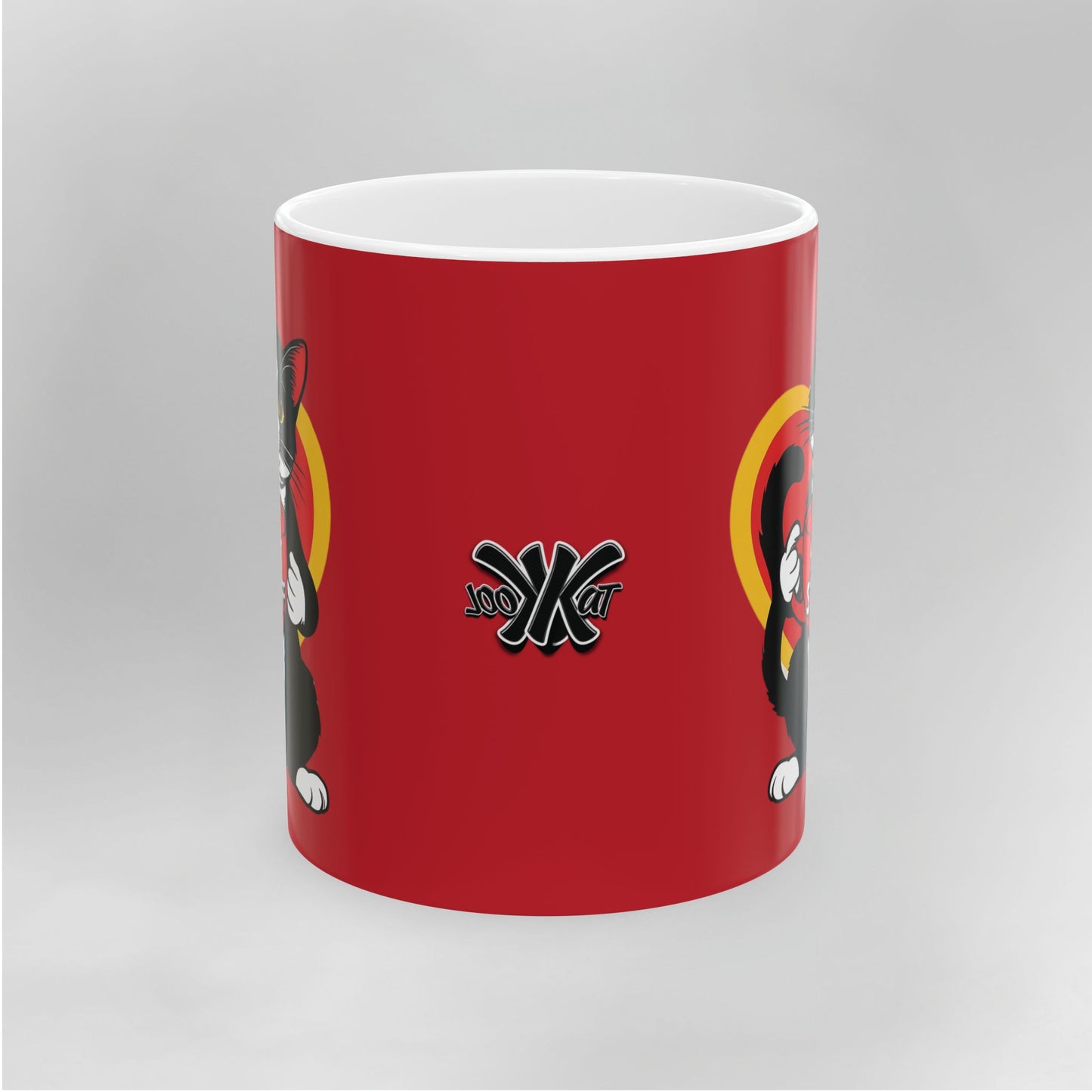 Mocha - "Hot Stuff" Ceramic Mug Red, (11oz, 15oz)