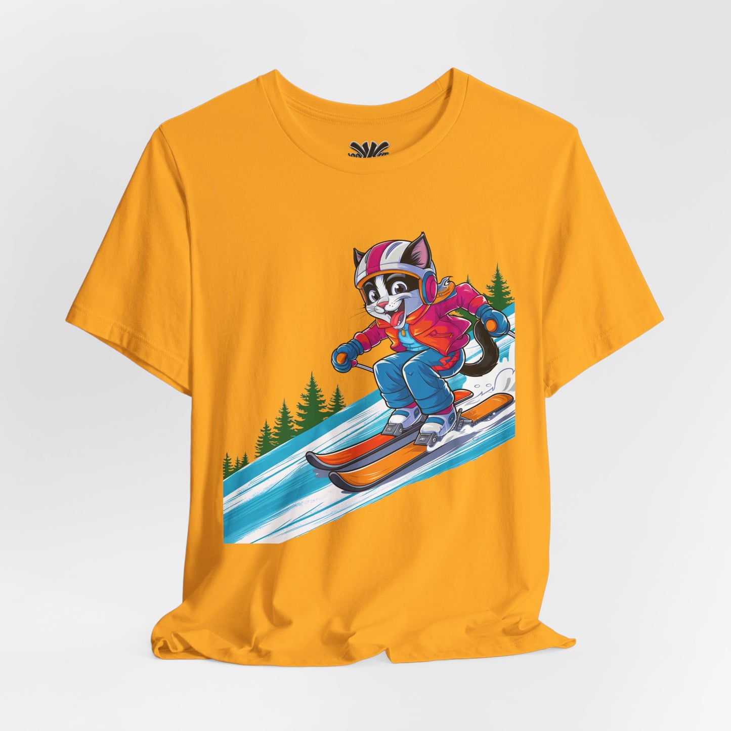 Ziggin' Ziggy - Skiing Cat Tee