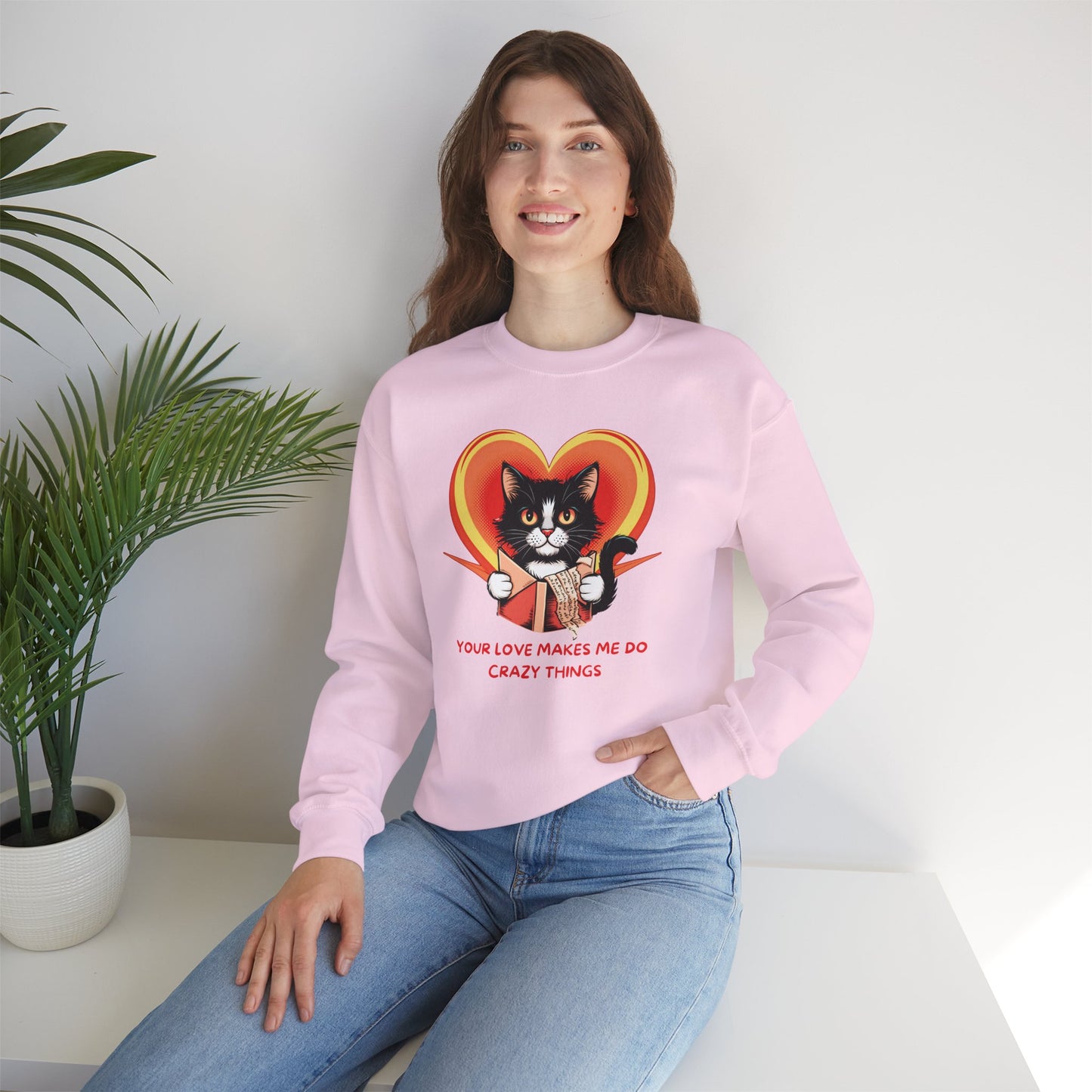 Romie - My Crazy Valentine Unisex Crewneck Sweatshirt