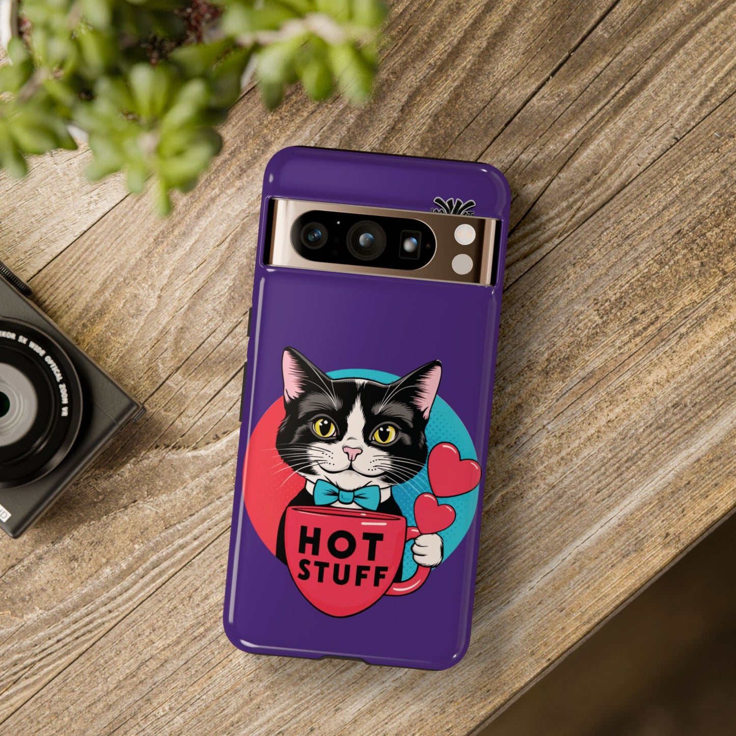 Brewy - "Hot Stuff" KoolKat Tough Phone Case Purple