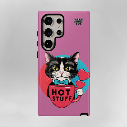 Brewy - "Hot Stuff" KoolKat Tough Phone Case Pink