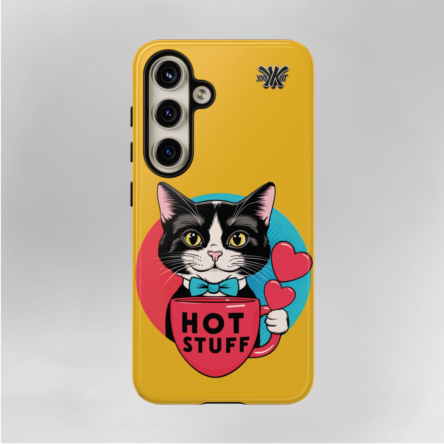 Brewy - "Hot Stuff" KoolKat Tough Phone Case Yellow