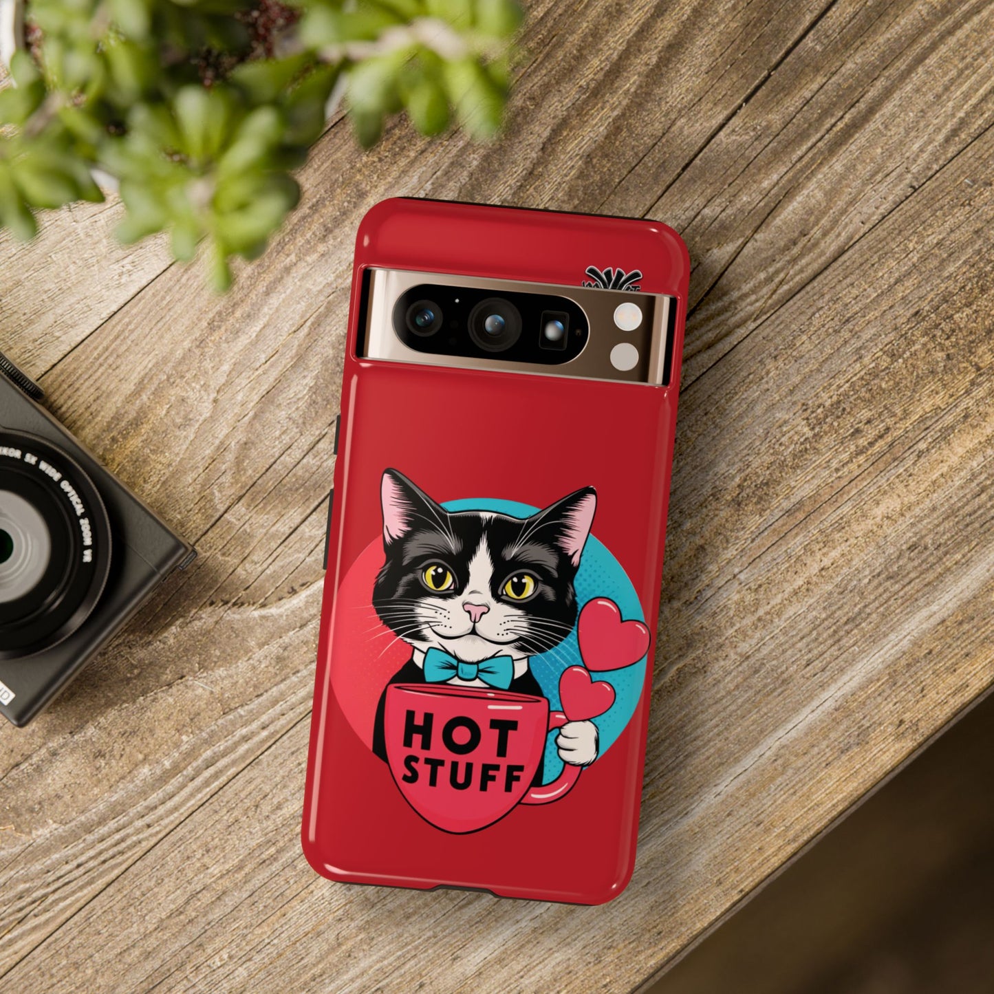 Brewy - "Hot Stuff" KoolKat Tough Phone Case Red