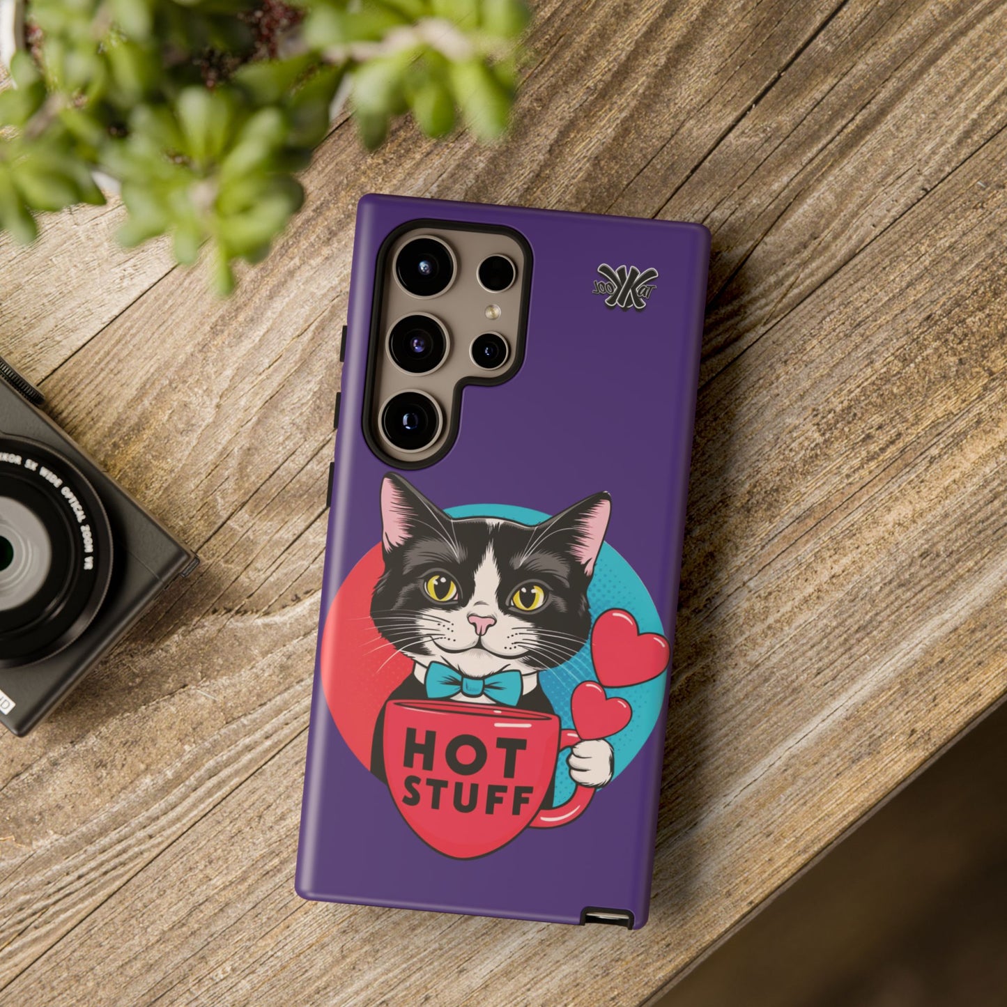 Brewy - "Hot Stuff" KoolKat Tough Phone Case Purple