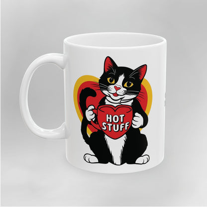 Mocha - "Hot Stuff" Ceramic Mug, (11oz, 15oz)