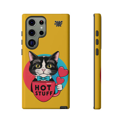 Brewy - "Hot Stuff" KoolKat Tough Phone Case Yellow