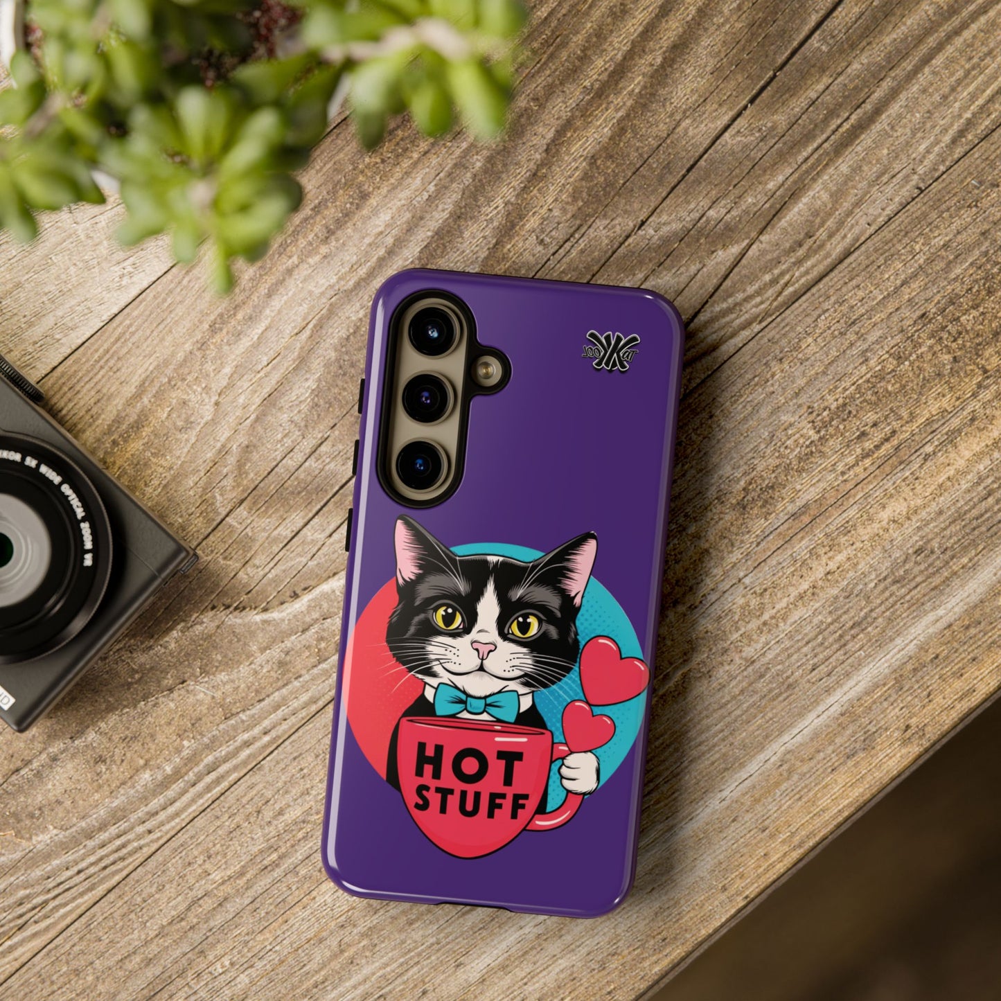 Brewy - "Hot Stuff" KoolKat Tough Phone Case Purple