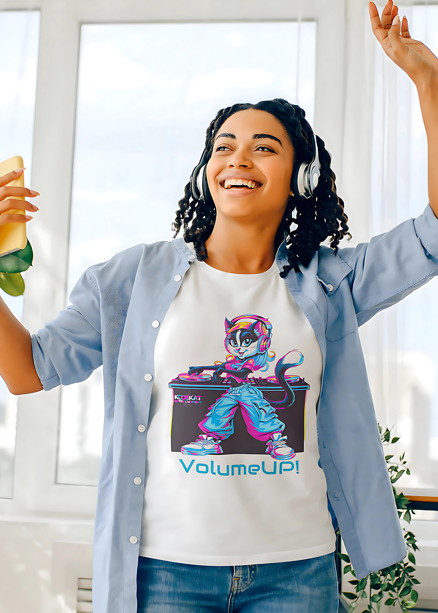 DJ Nora Purr #VolumeUP! Unisex Tee