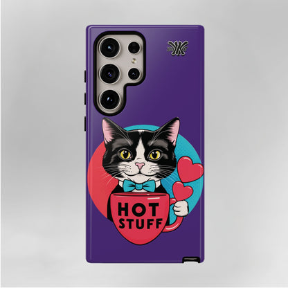 Brewy - "Hot Stuff" KoolKat Tough Phone Case Purple