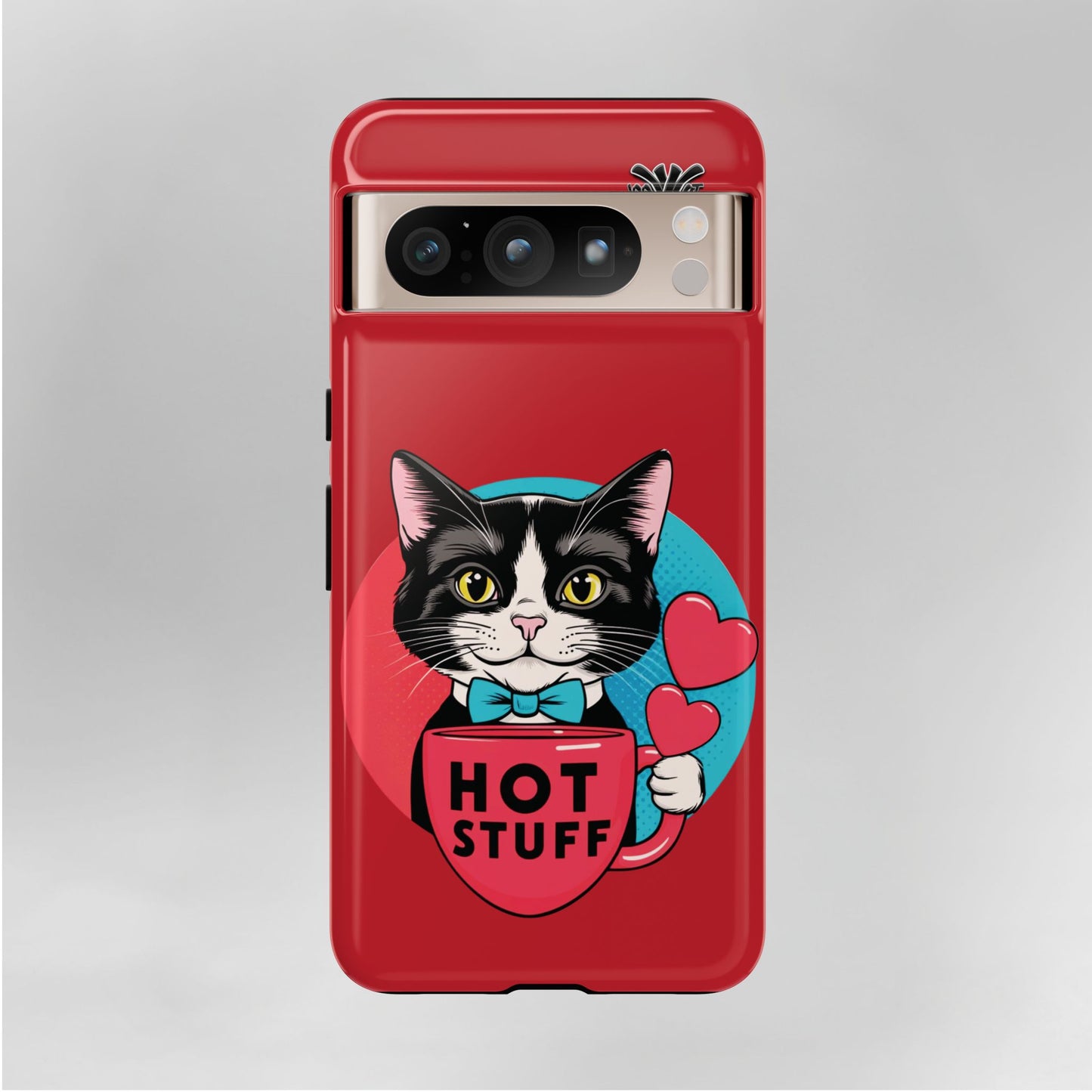 Brewy - "Hot Stuff" KoolKat Tough Phone Case Red