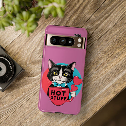 Brewy - "Hot Stuff" KoolKat Tough Phone Case Pink