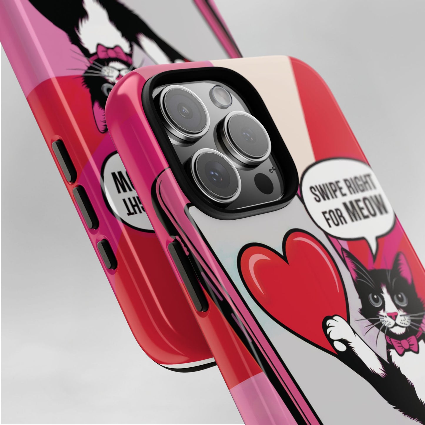 "Swipe For Meow" KoolKat Tough Phone Case