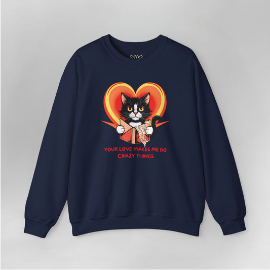 Romie - My Crazy Valentine Unisex Crewneck Sweatshirt