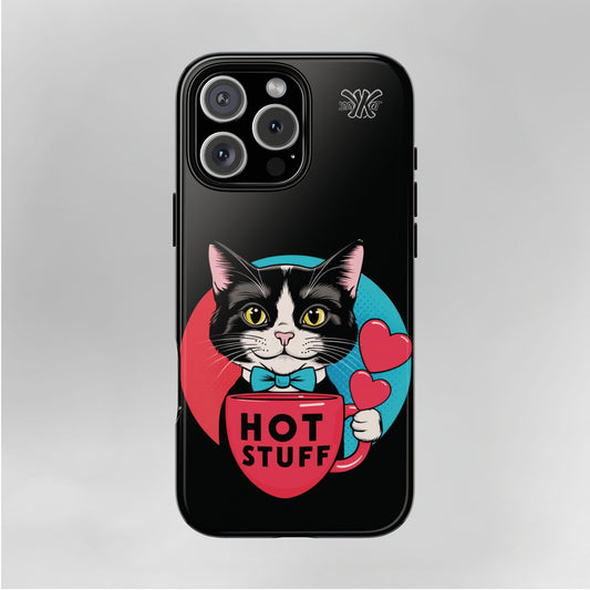 Brewy - "Hot Stuff" KoolKat Tough Phone Case Black